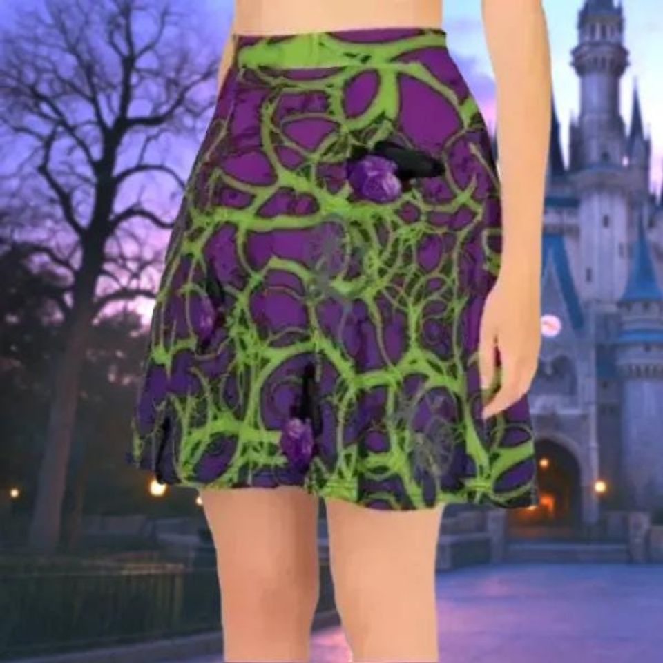 Maleficent Thorns Skater Skirt