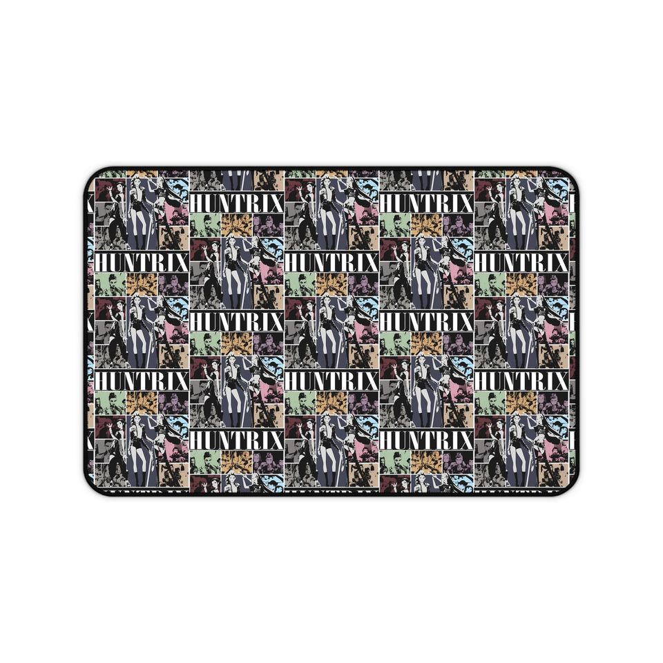 Huntrix Kpop Desk Mat Comic Panel Gamer Mousepad Extended K-pop Girl Group Mouse Pad for Fans