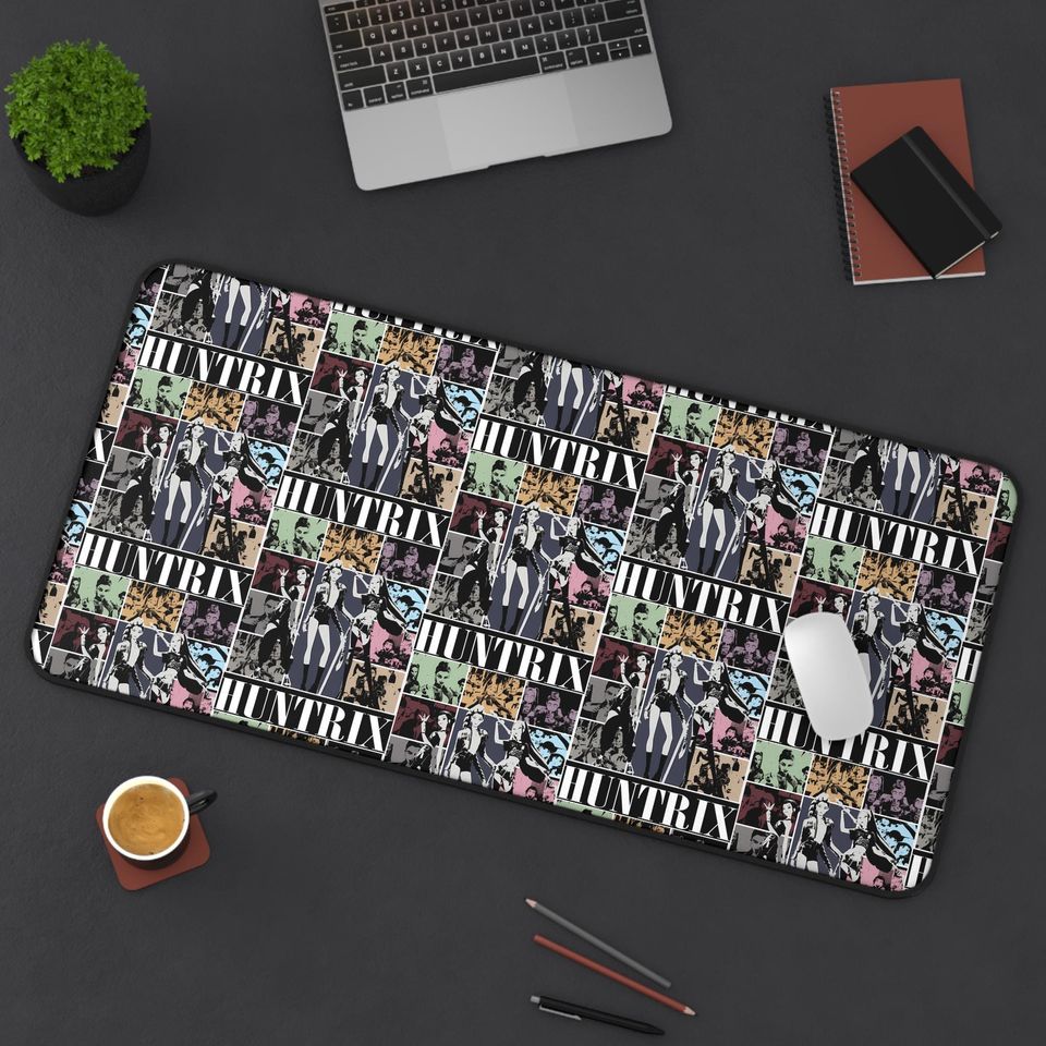 Huntrix Kpop Desk Mat Comic Panel Gamer Mousepad Extended K-pop Girl Group Mouse Pad for Fans