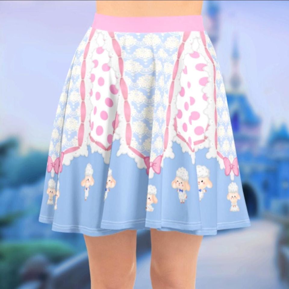 Bo Peep Running Women's Skater Skirt