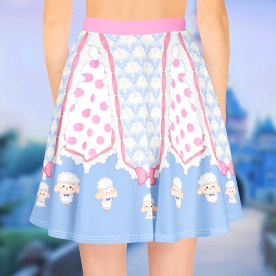 Bo Peep Running Women's Skater Skirt