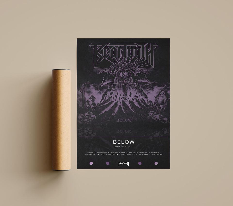 Beartooth Poster | Below Poster | Album Poster Prints | Wall Decor Posters