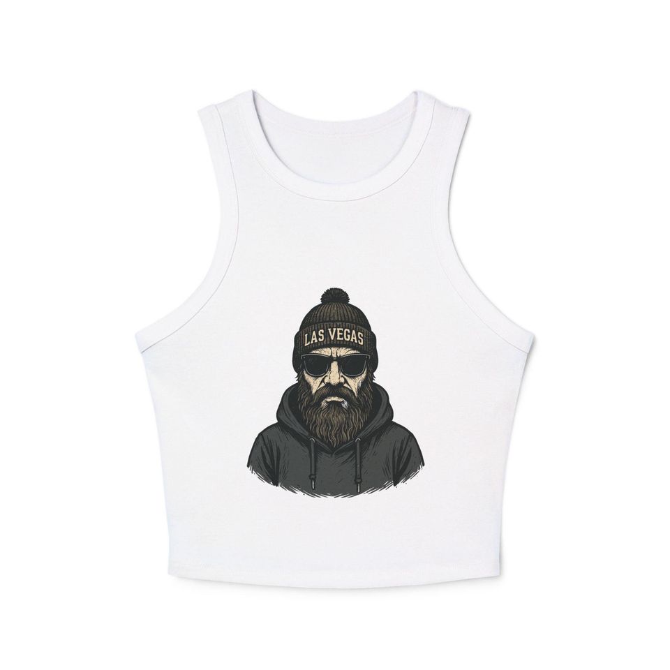 Las Vegas Raiders Tank Top: Women's Ribbed Racerback