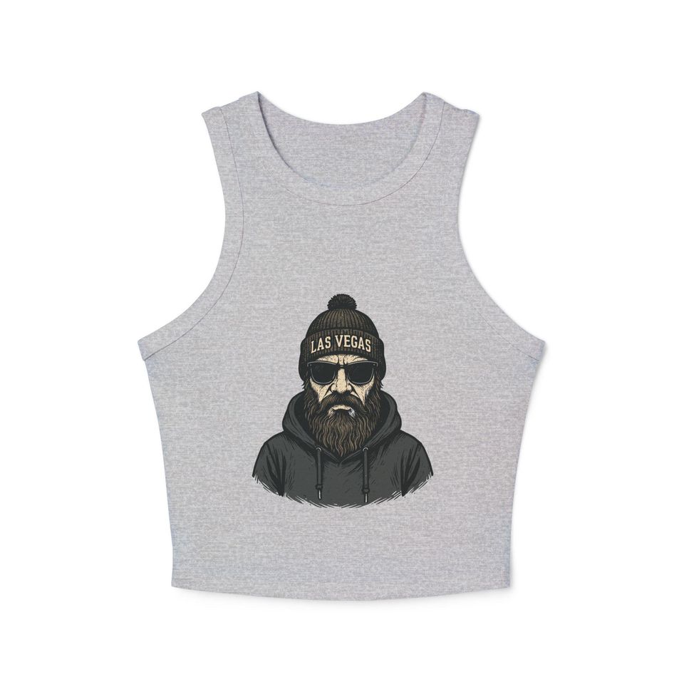 Las Vegas Raiders Tank Top: Women's Ribbed Racerback
