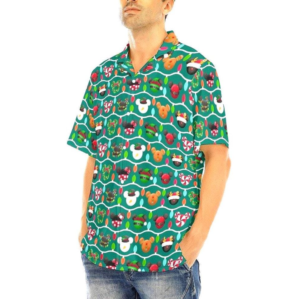 Christmas Mickey Ornaments Hawaiian Shirt