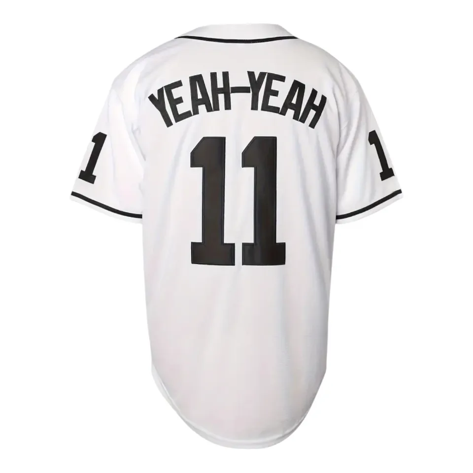 Sandlot Baseball Jersey Yeah-Yeah #11 Stitched White / Black