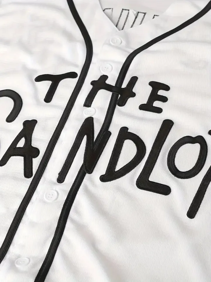 Sandlot Baseball Jersey Yeah-Yeah #11 Stitched White / Black