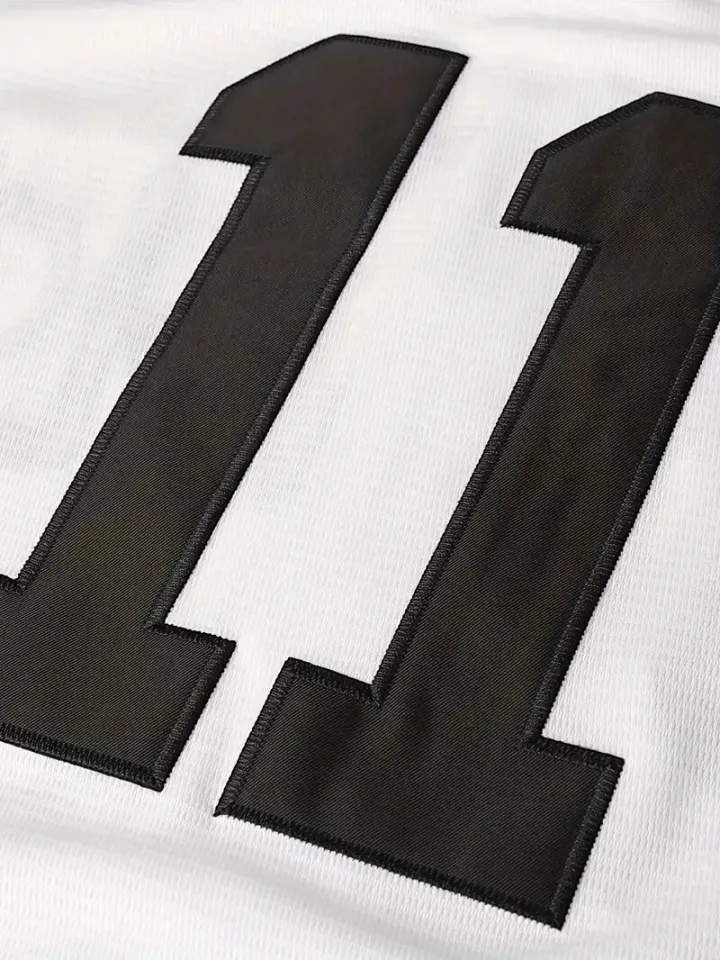 Sandlot Baseball Jersey Yeah-Yeah #11 Stitched White / Black