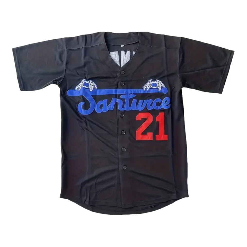 Santurce Cangrejeros Roberto Clemente Baseball Jersey Black