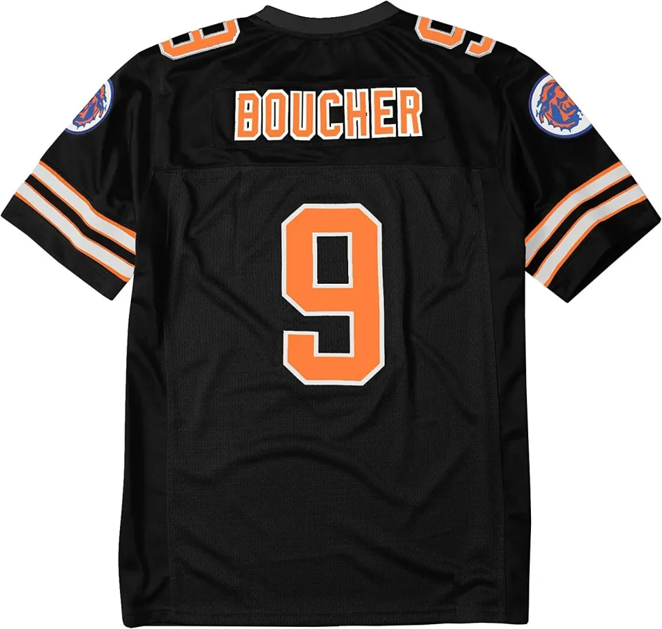 The Waterboy Bobby Boucher #9 Football Jersey Adam Sandler Black