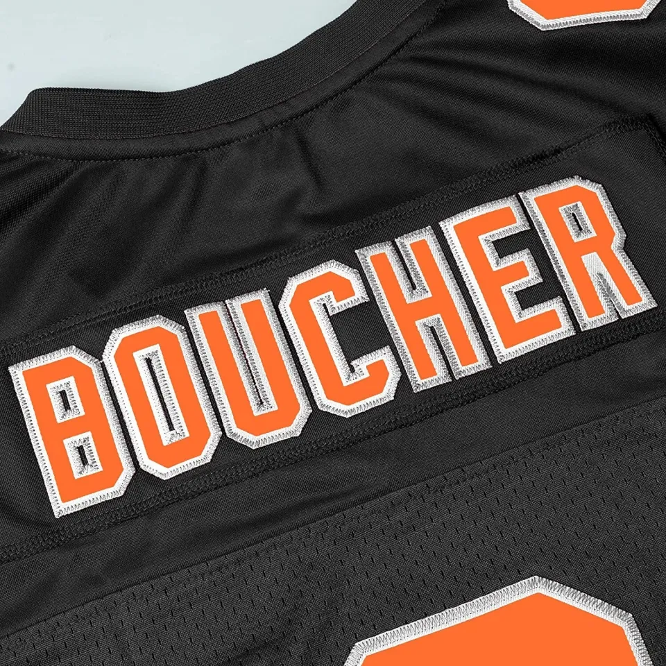 The Waterboy Bobby Boucher #9 Football Jersey Adam Sandler Black