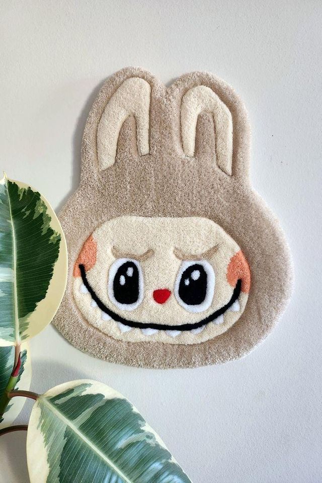 Labubu Style Doll Rug