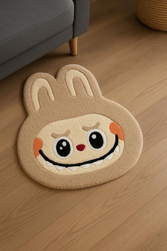 Labubu Style Doll Rug