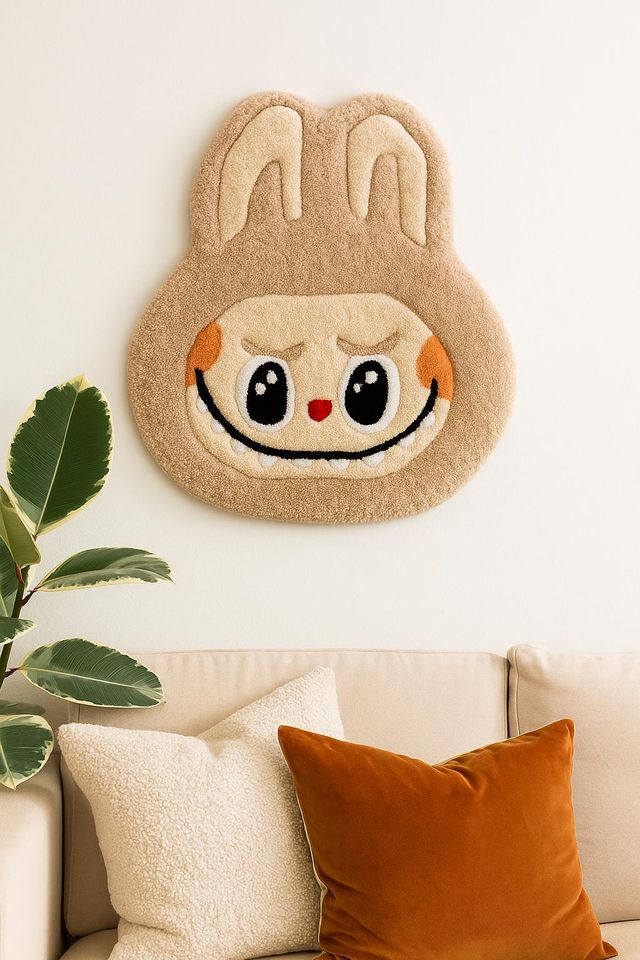 Labubu Style Doll Rug