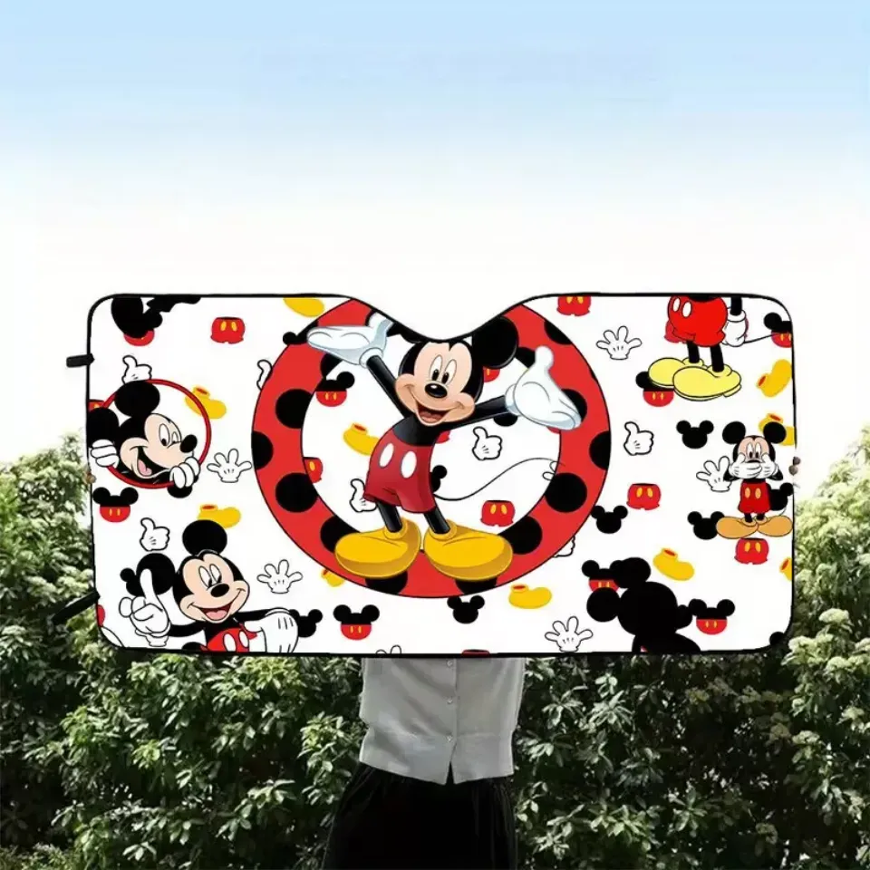 Disney Mickey Mouse Car Sunshade UV Protection Heat Reflector Windshield