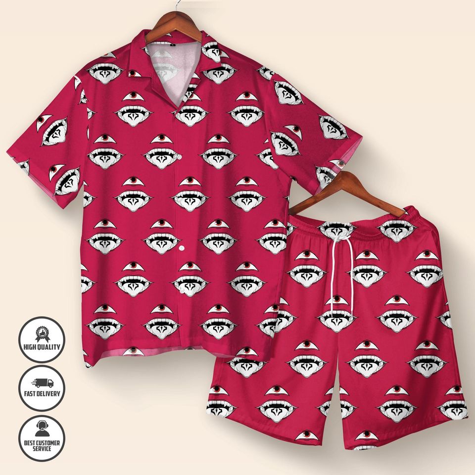 Sukuna Hawaiian Shirt  Jujutsu Satoru Shirt  Summer Button Up Shirt  Cute Anime Streetwear  Unisex Hawaiian Shirt  Anime Lover Gift