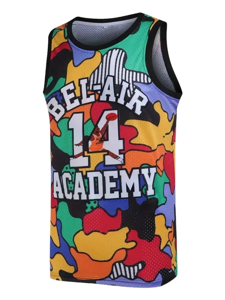 Fresh Prince of Bel Air Academy Will Smith Basketball Jersey Camo