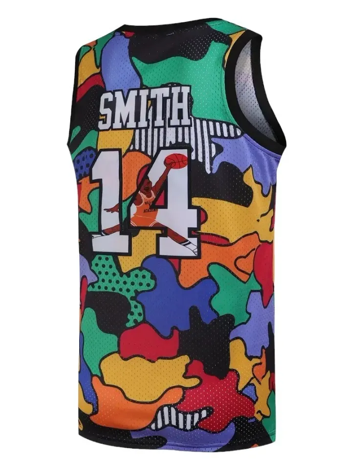 Fresh Prince of Bel Air Academy Will Smith Basketball Jersey Camo