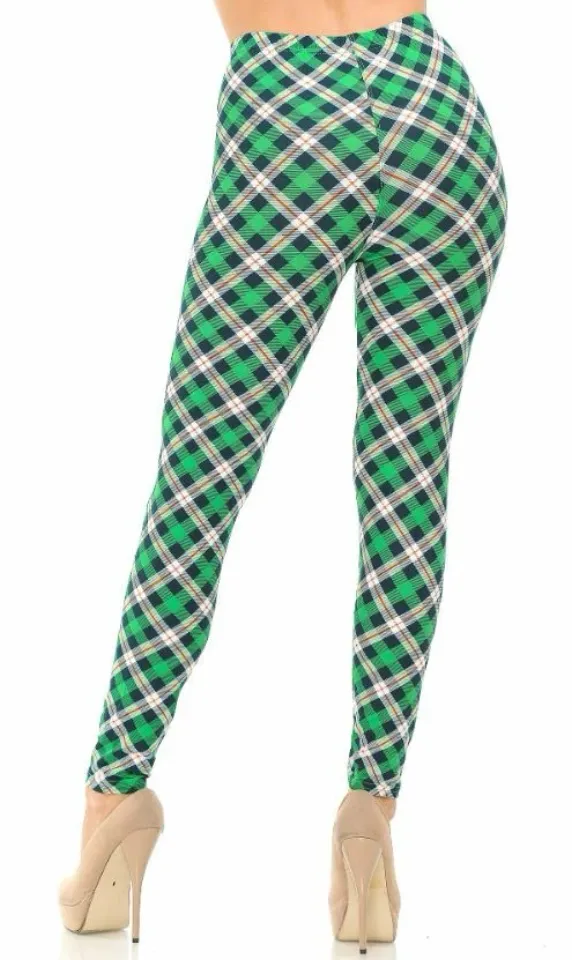 Buttery Soft Christmas Plaid Leggings