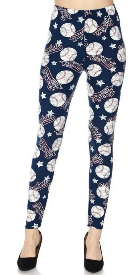 Buttery Soft Major League Baseball Leggings
