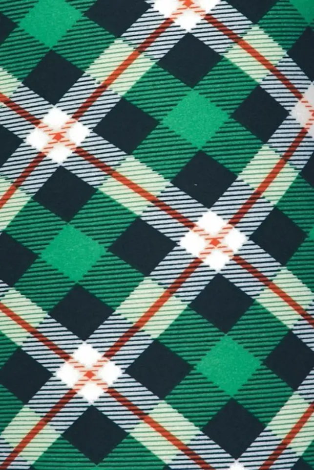 Buttery Soft Christmas Plaid Leggings