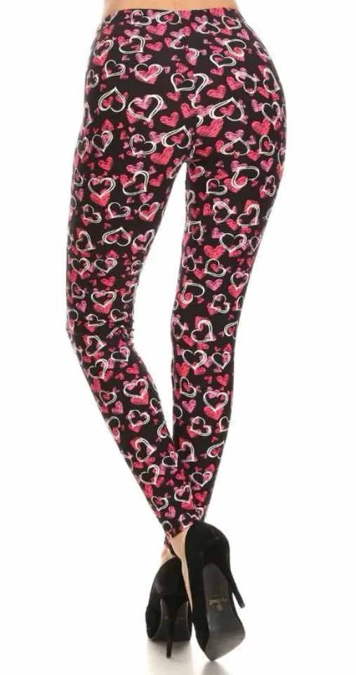 Buttery Soft Double Heart Leggings