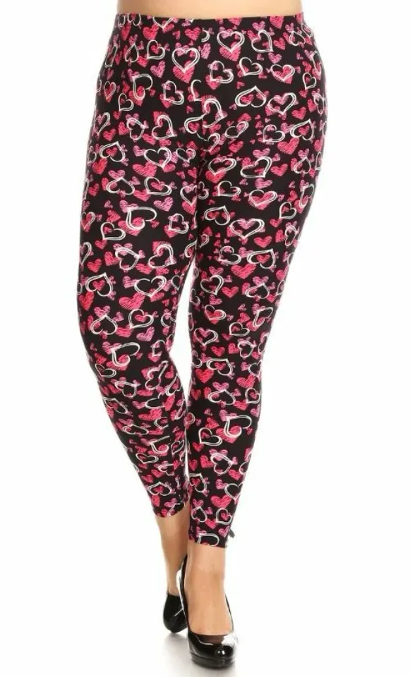Buttery Soft Double Heart Leggings