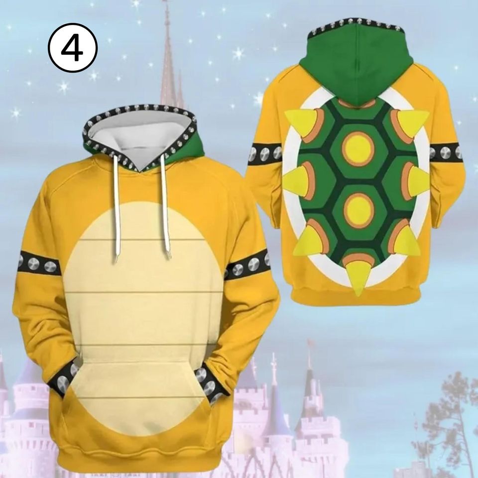 3D Game Cosplay Hoodie: Matching Family Halloween Costume
