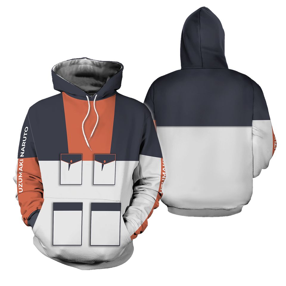 Uzumaki Hoodie And Jogger Set Anime Clothes
