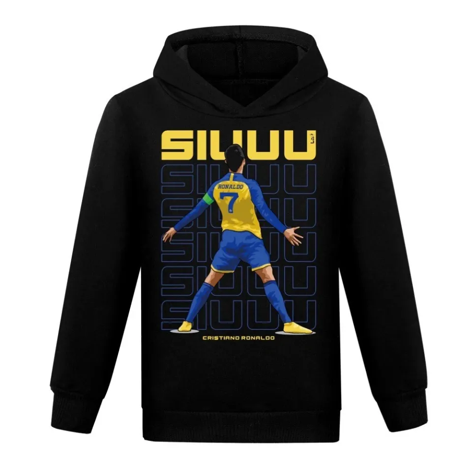 Cristiano Ronaldo Boys' Cotton Hoodie for Ages 5-13