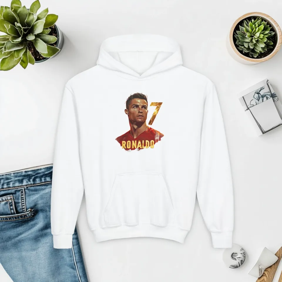 Cristiano Ronaldo Hoodie Soccer Fan Jersey