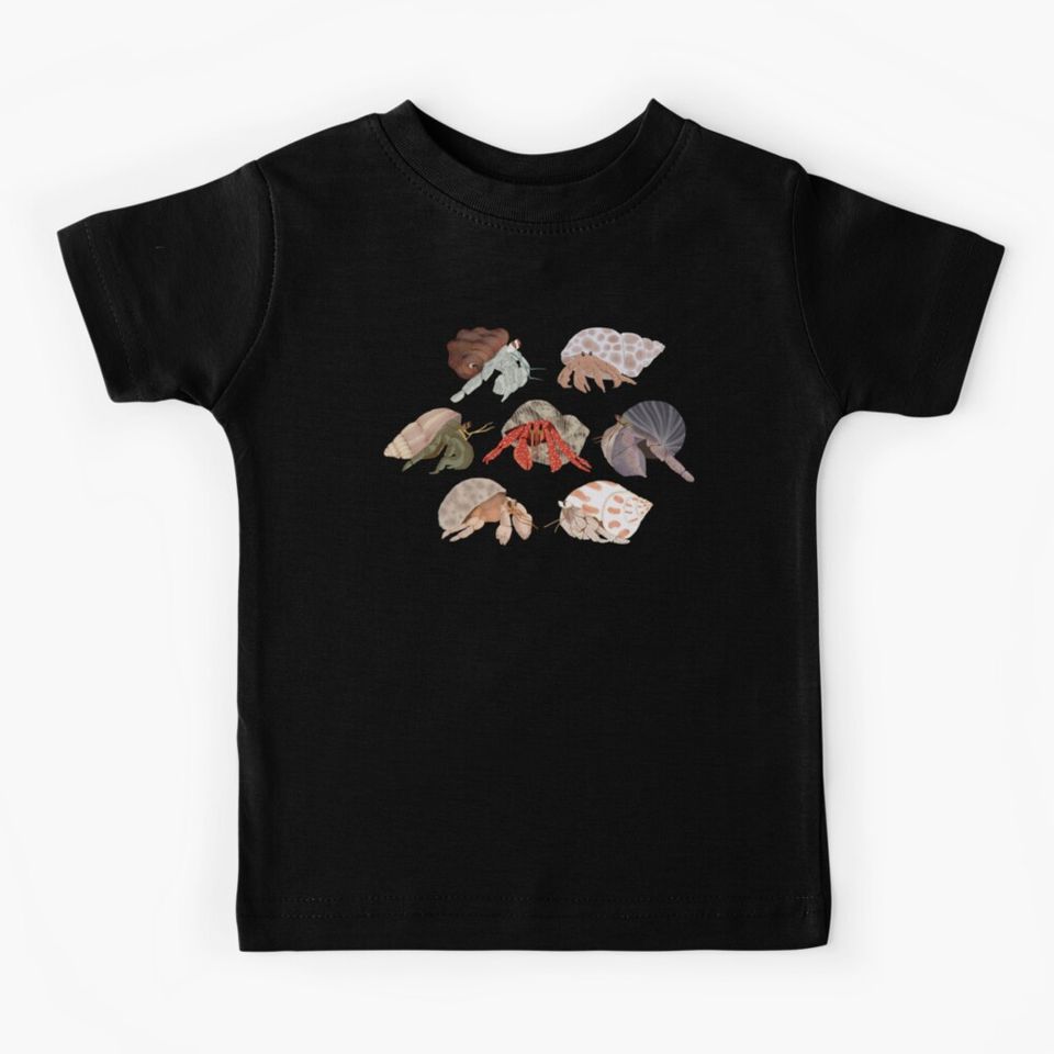 Hermit Crabs Pattern Kids T-Shirt