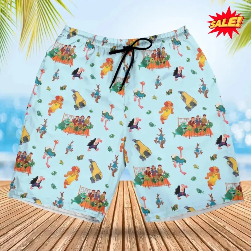 Bedknobs and broomsticks Characters Beach Short