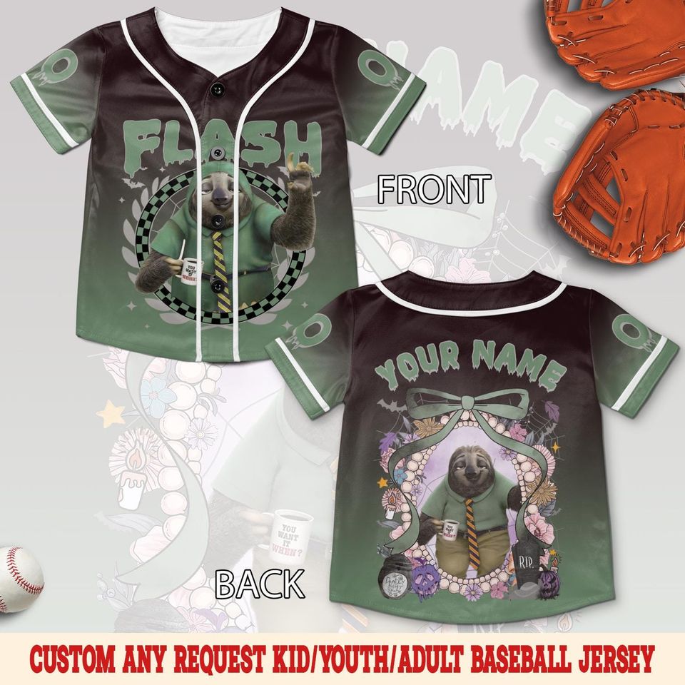 Custom Disney Zootopia Character Baseball Jersey, Halloween Party 2025