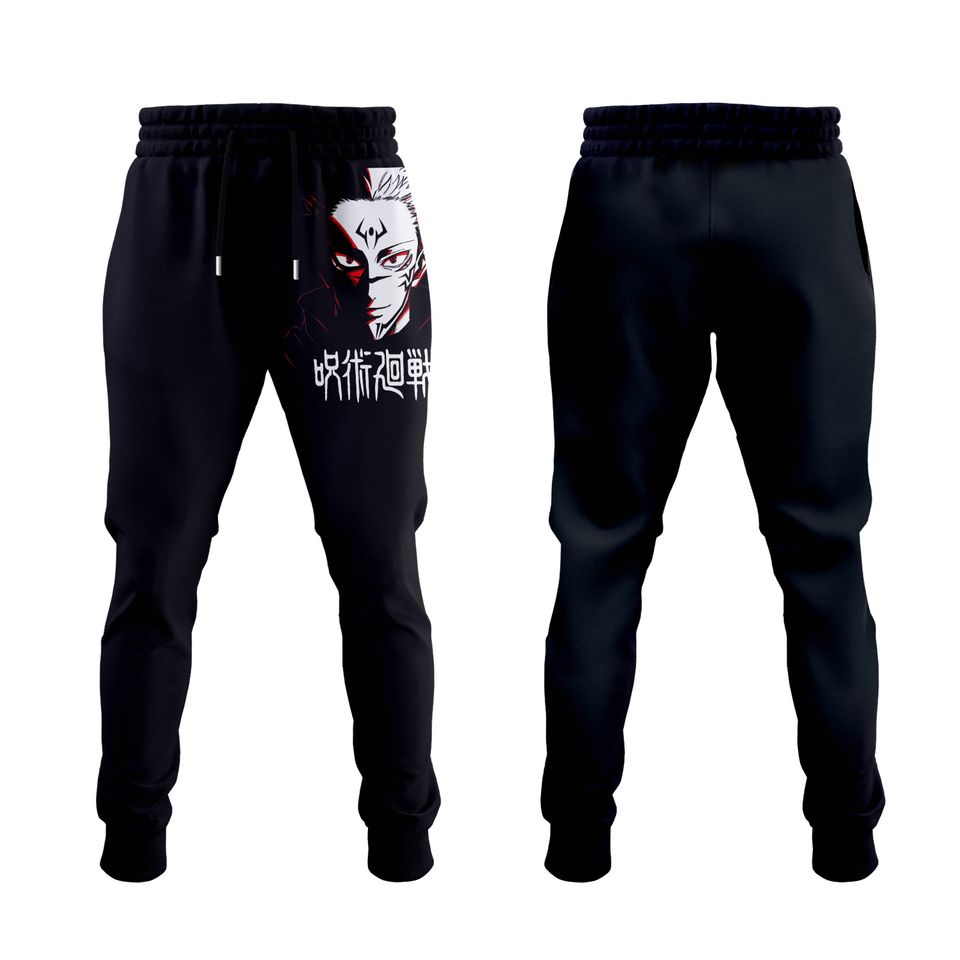 Sukuna Jujutsu Satoru Hoodie And Jogger Set Anime Clothes