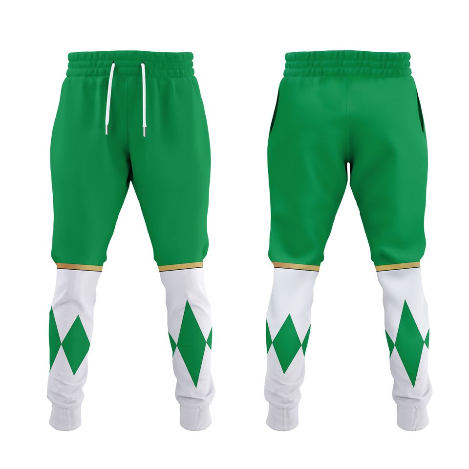 Green Ranger Dragon Shield Cosplay Costume - Hoodie Set
