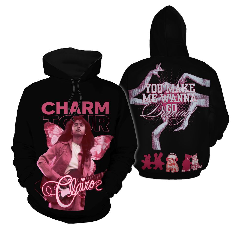 Clairo Charm Tour You Make Me Wanna Go Dancing Hoodie