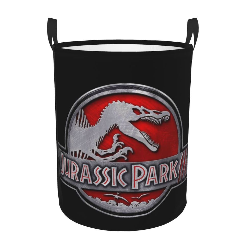 Dinosaur Jurassic Park Folding Laundry Baskets