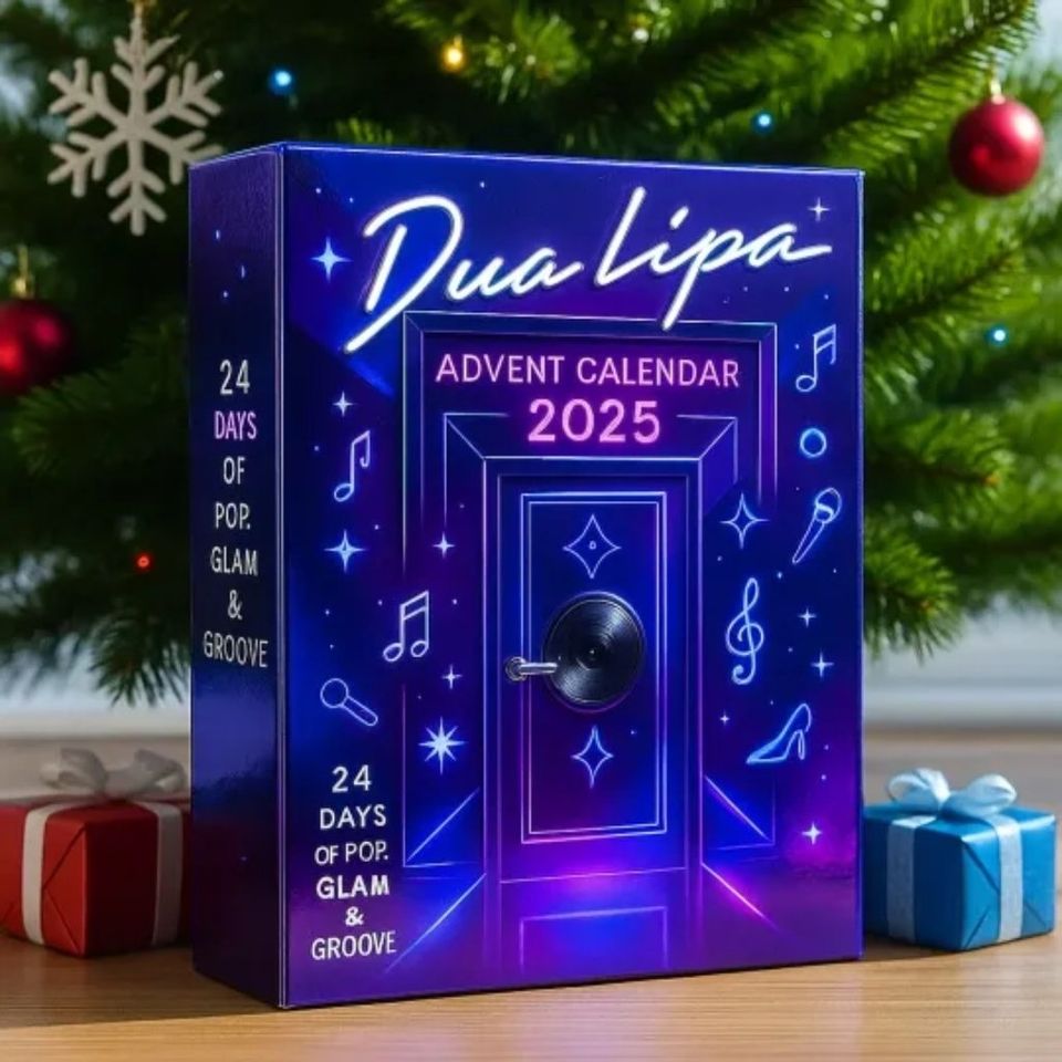 Dua Lipa 2D Acrylic Advent Calendar | Christmas Gift