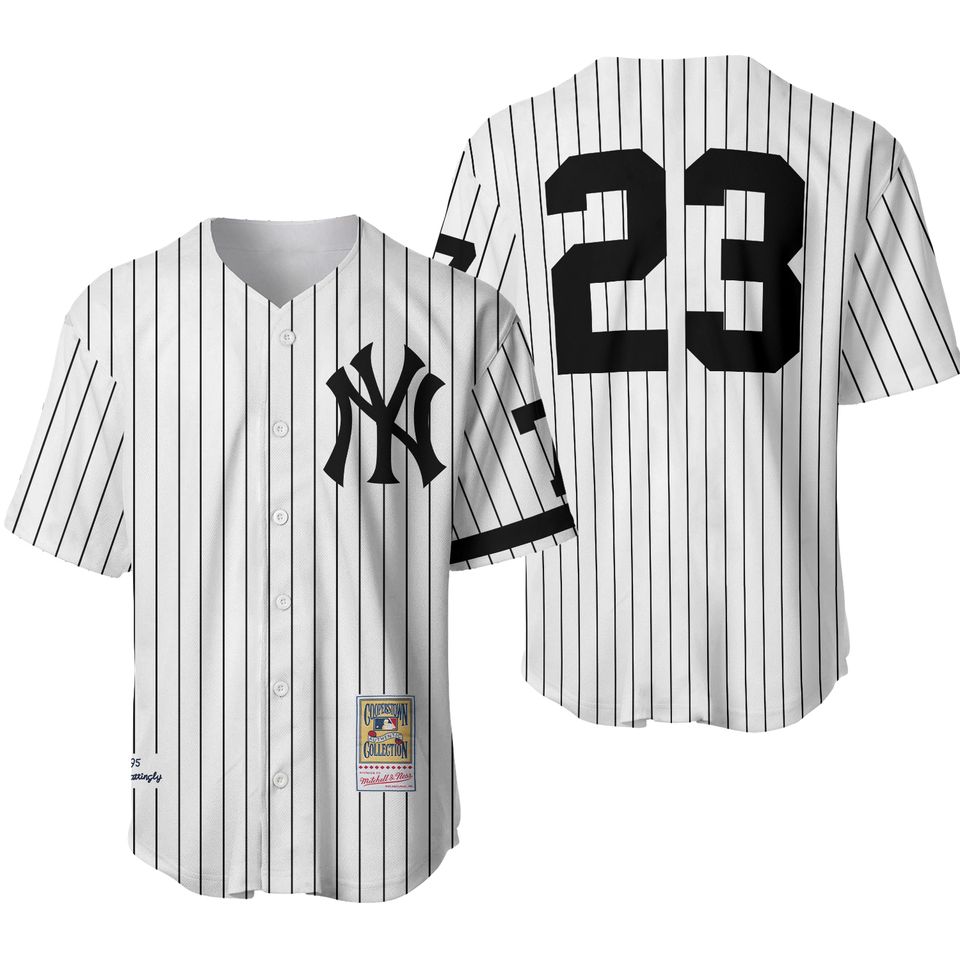 1995 New York Baseball Team Yankess #23 Baseball Jersey
