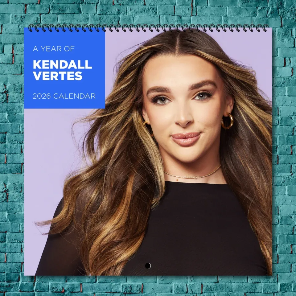 Kendall Vertes 2026 Wall Calendar, 12-Month Celebrity Photo Gift for Fans