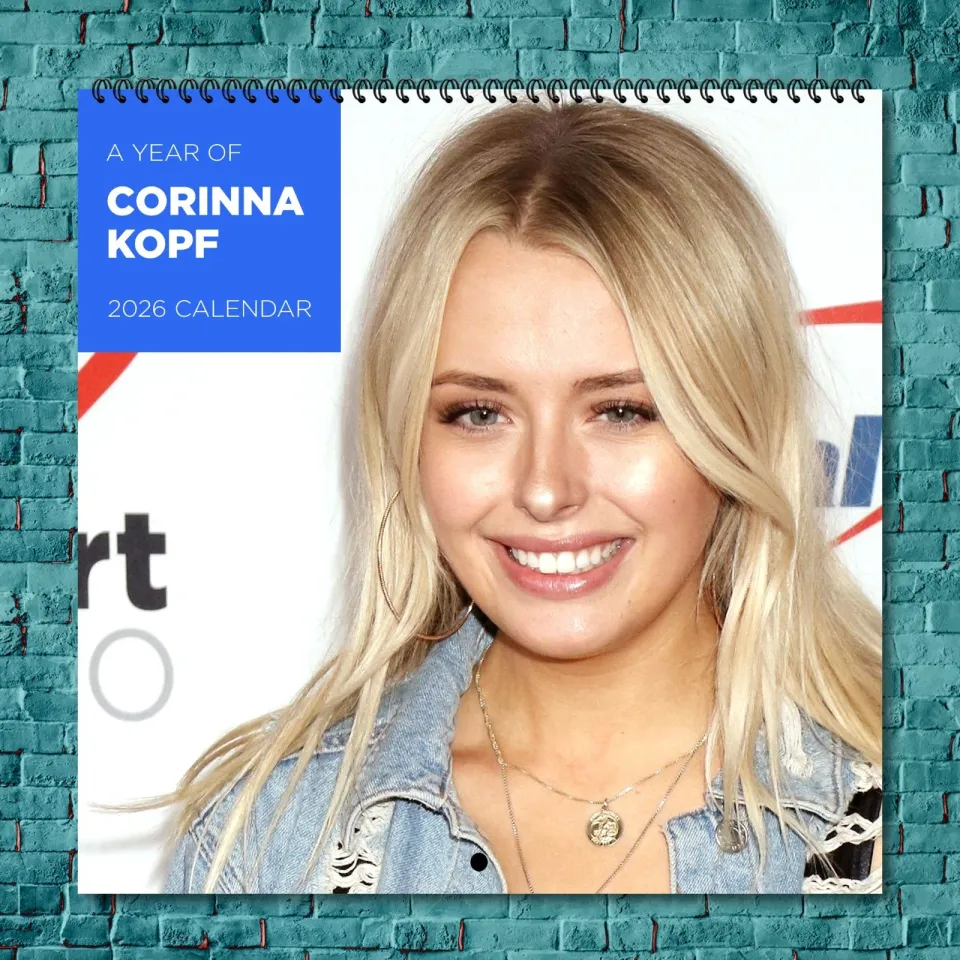 Corinna Kopf 2026 Wall Calendar 12-Month Celebrity Calendar Fan Gift