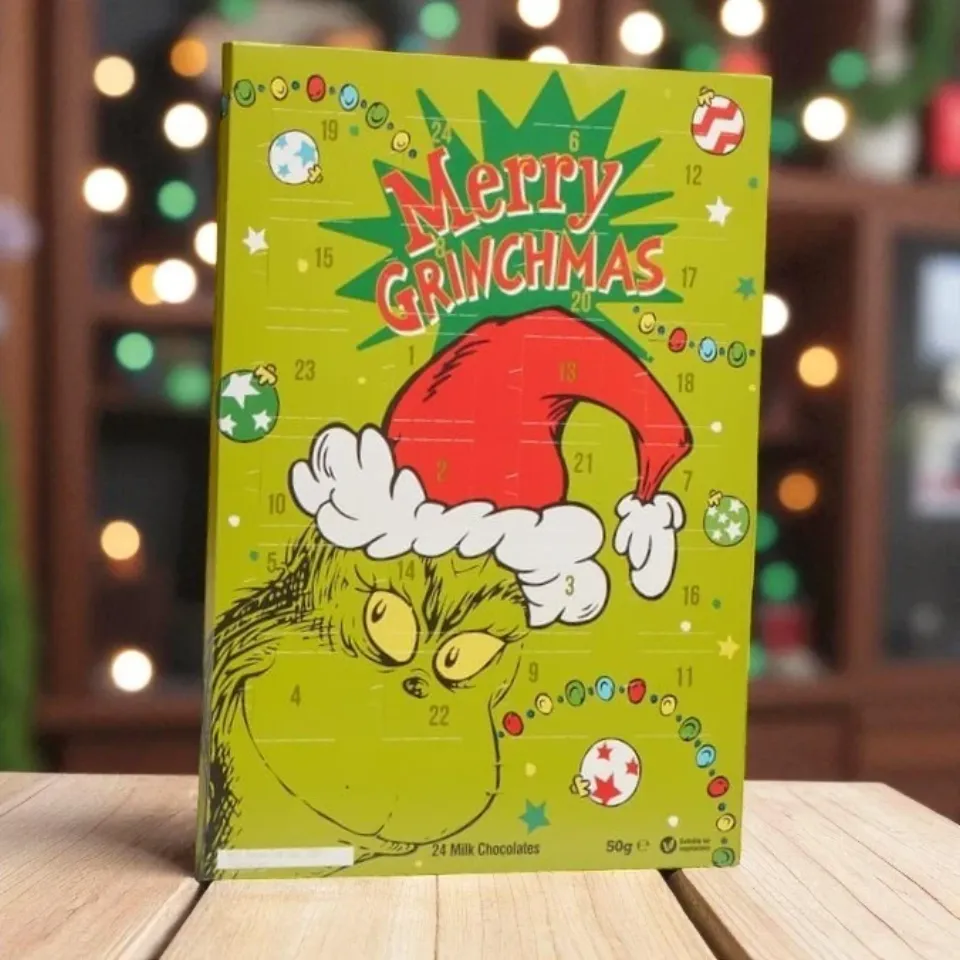 Acrylic Advent Calendar Blind Box Merry Grin Chocolate 24 Milk Chocolates