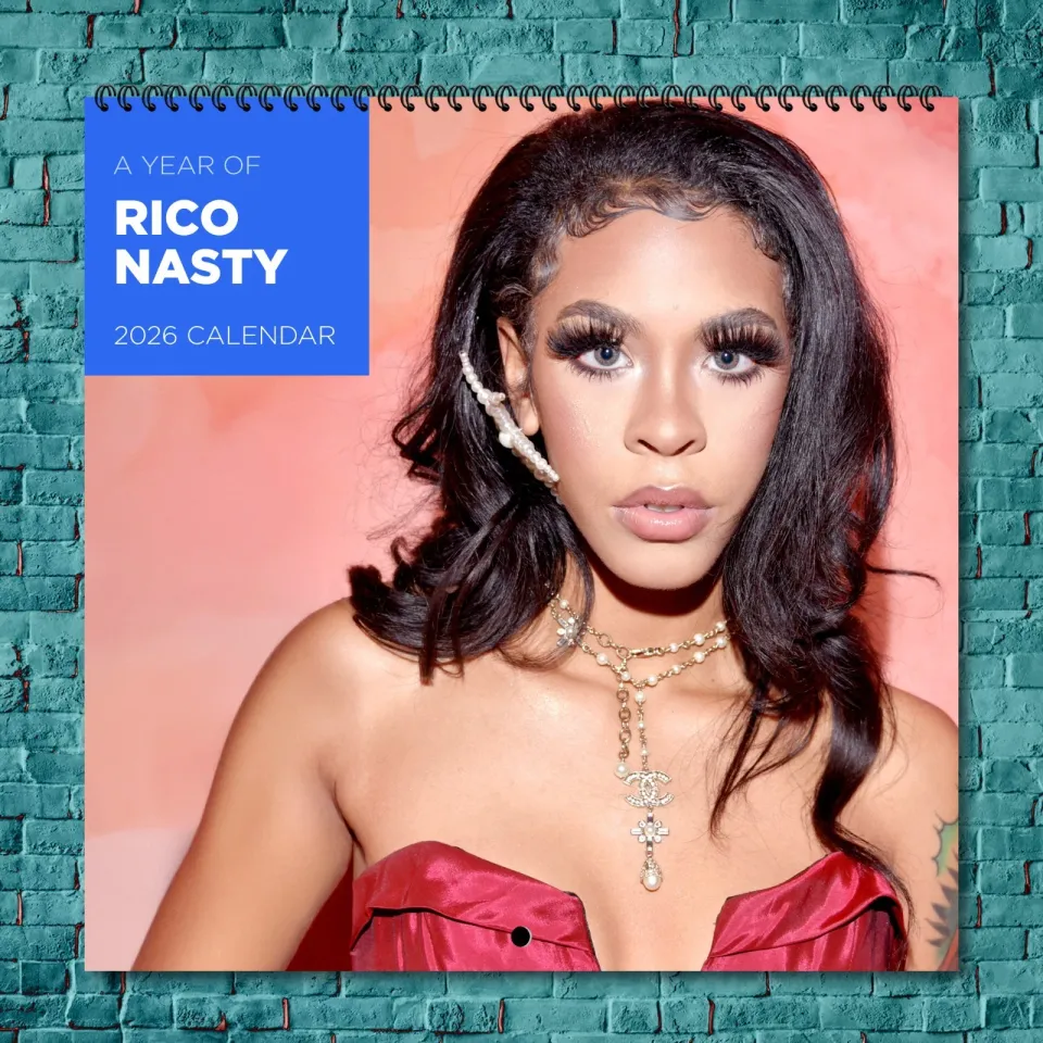 Rico Nasty 2026 Wall Calendar 12-Month Celebrity Photo Calendar