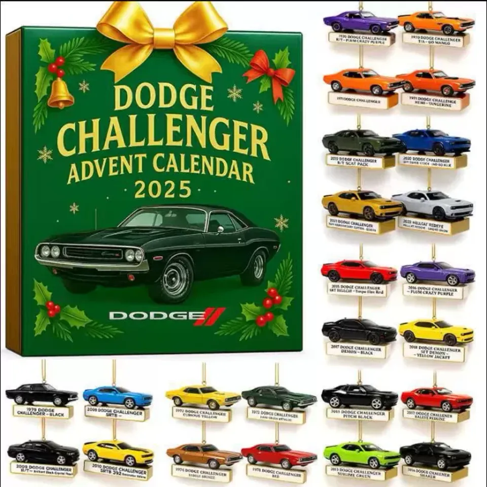 2025 Horror Characters Countdown: Dodge Challenger Blind Box