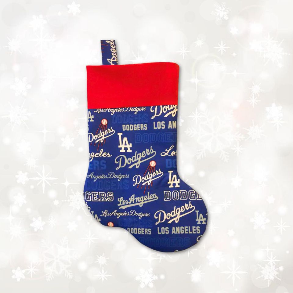 LA Dodgers Christmas Stocking