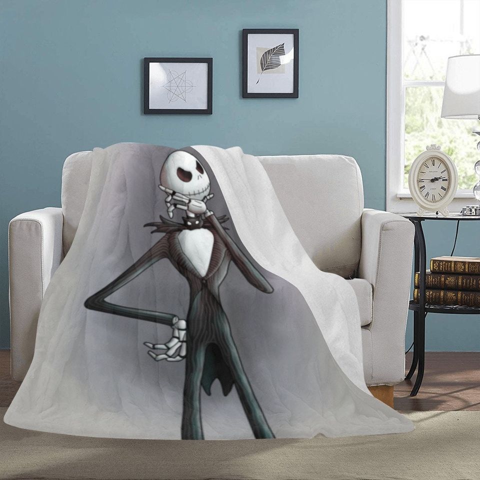Jack Skellington Fleece Blanket