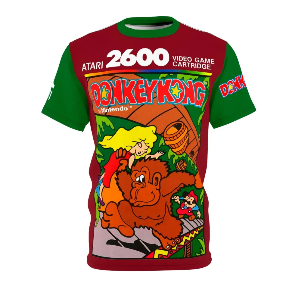 Donkey Kong Atari 2600 Retro Video Game T-Shirt