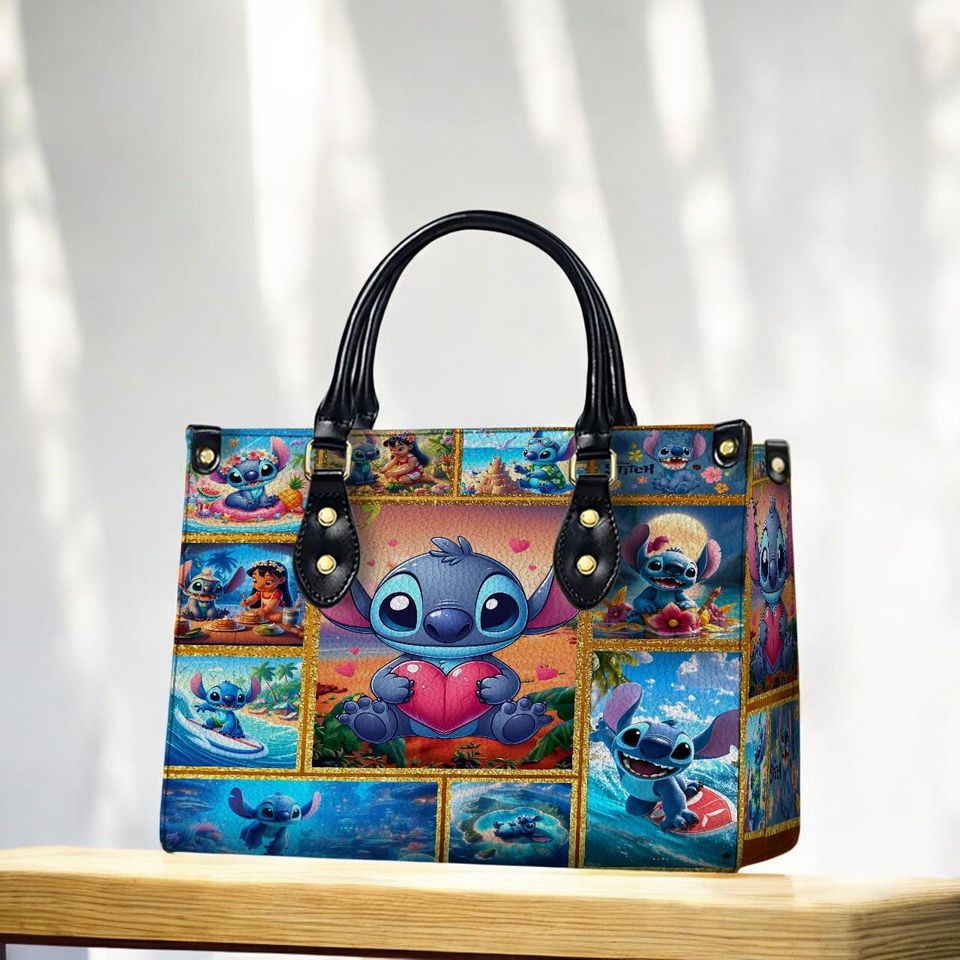 Disney Stitch Leather Handbag