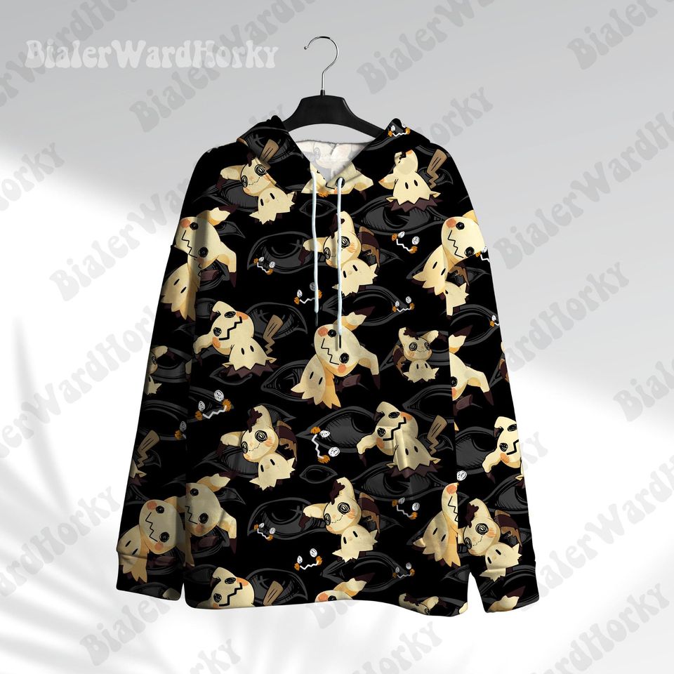 Mimikyu Hoodie Sweatshirt: Shadow Cat Ghost Anime Sweatshirt